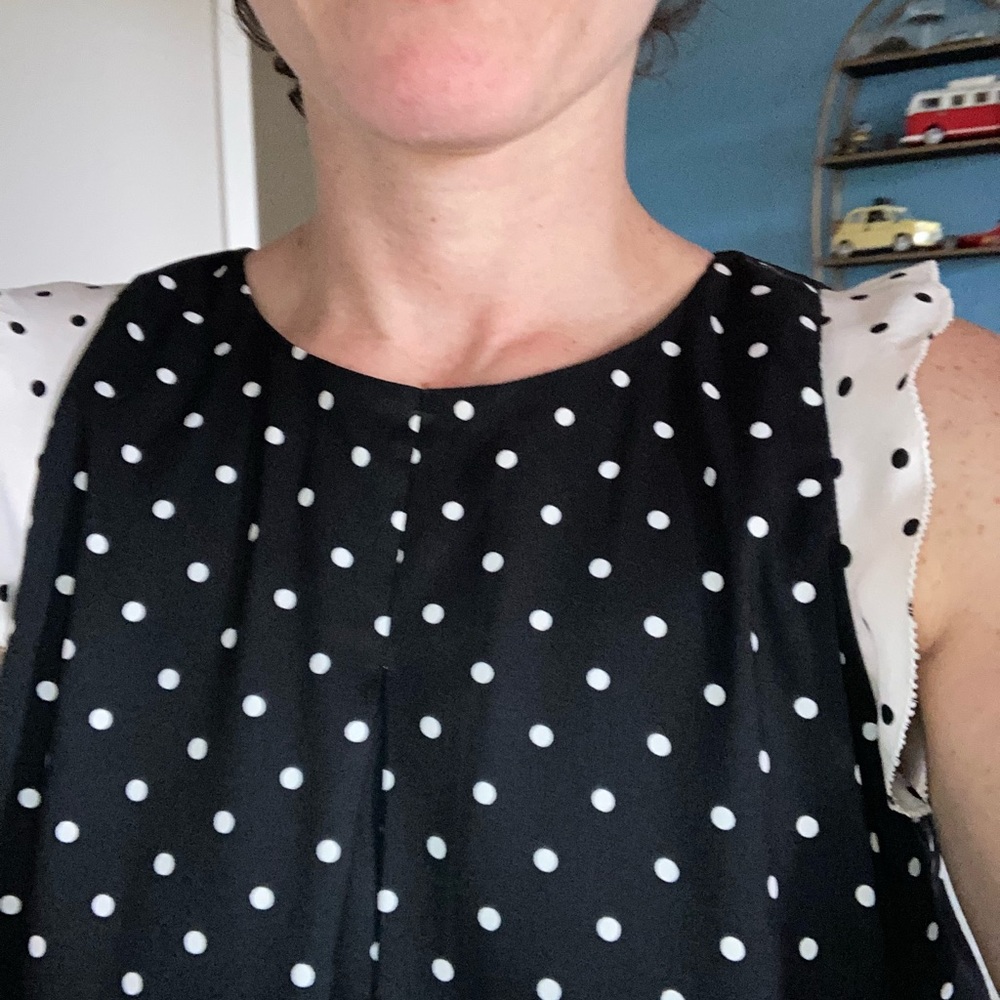 Ann Taylor XS maternity dress - fancy material